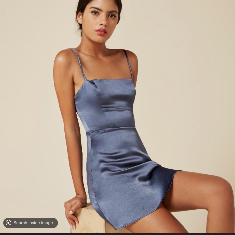 Reformation Blue Mini Dress